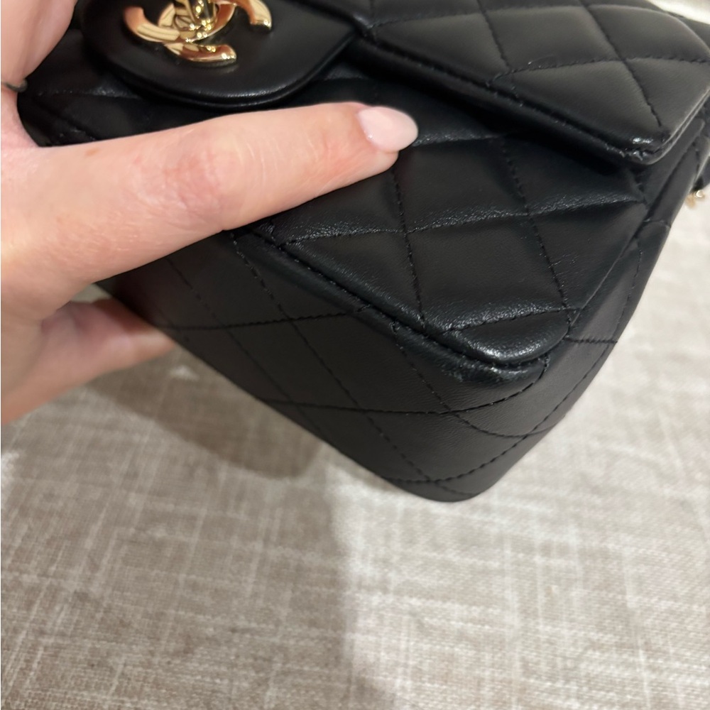SOLD Chanel Black Mini Rectangular - Picture 7 of 16